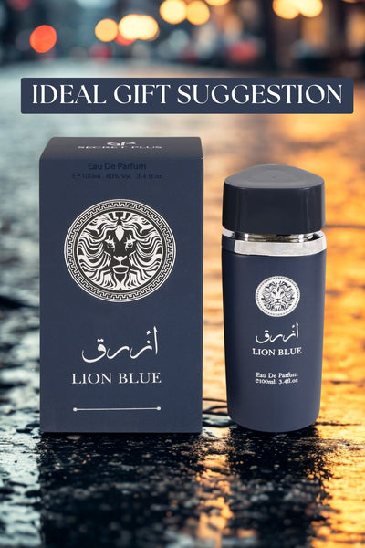 LION BLUE SPRAY PERFUME EAU DE PARFUM FOR MEN - 100ML/3.4FL.OZ.
