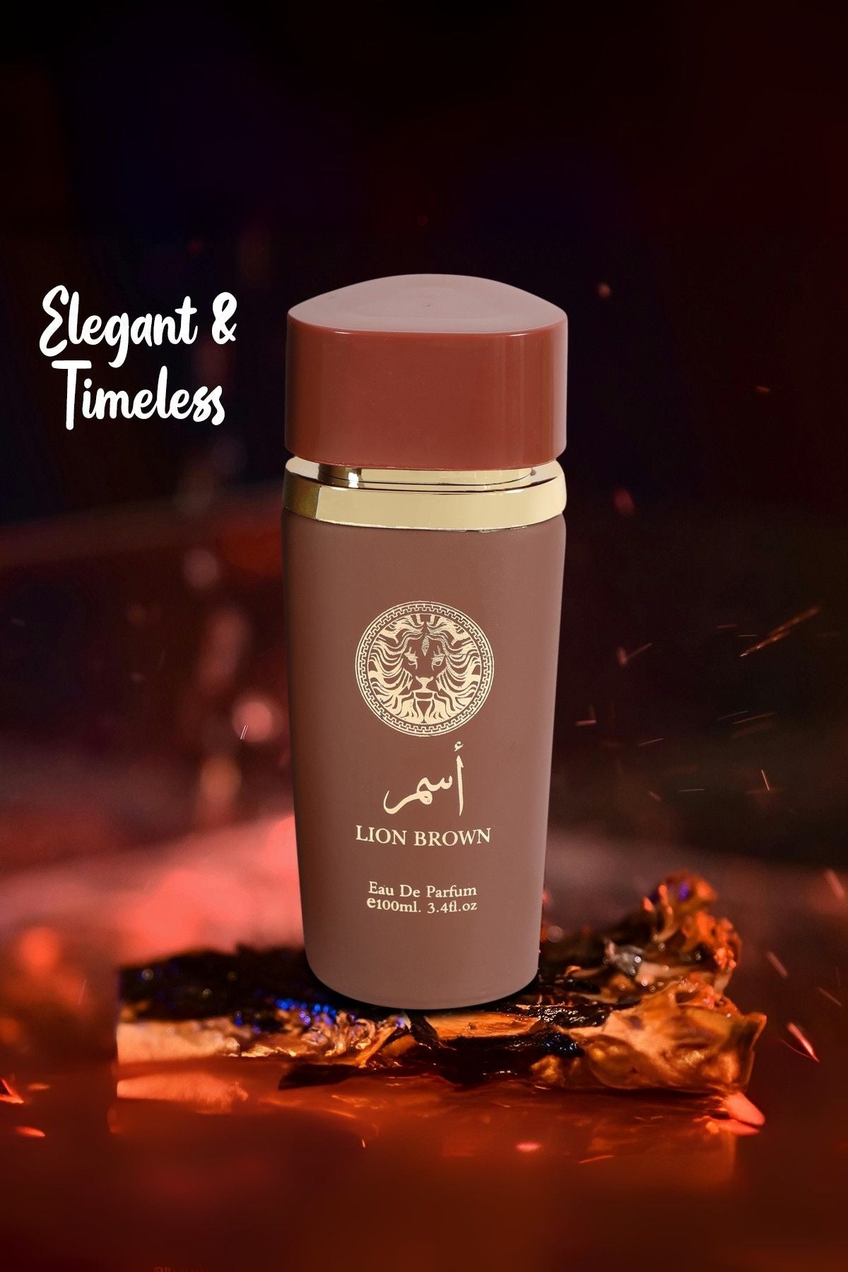 LION BROWN SPRAY PERFUME EAU DE PARFUM FOR MEN - 100ML/3.4FL.OZ.