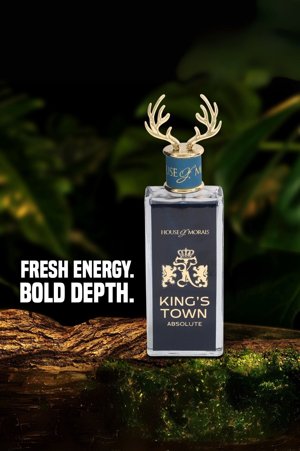 KING'S TOWN ABSOLUTE SPRAY PERFUME EAU DE PARFUM FOR MEN - 100ML/3.4FL.OZ.