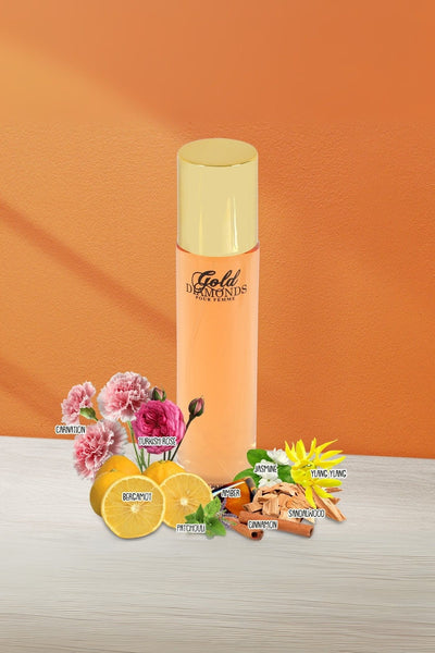 GOLD DIAMOND SPRAY PERFUME EAU DE PARFUM FOR WOMEN - 100ML/3.4 FL.OZ.