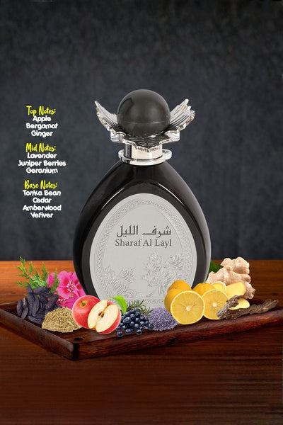 SHARAF AI LAYL SPRAY PERFUME EAU DE PARFUM FOR MEN - 100ML/3.4FL.OZ.