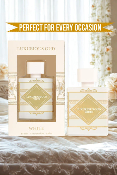 LUXURIOUS OUD WHITE SPRAY PERFUME EAU DE PARFUM FOR WOMEN - 100ML/3.4FL.OZ.