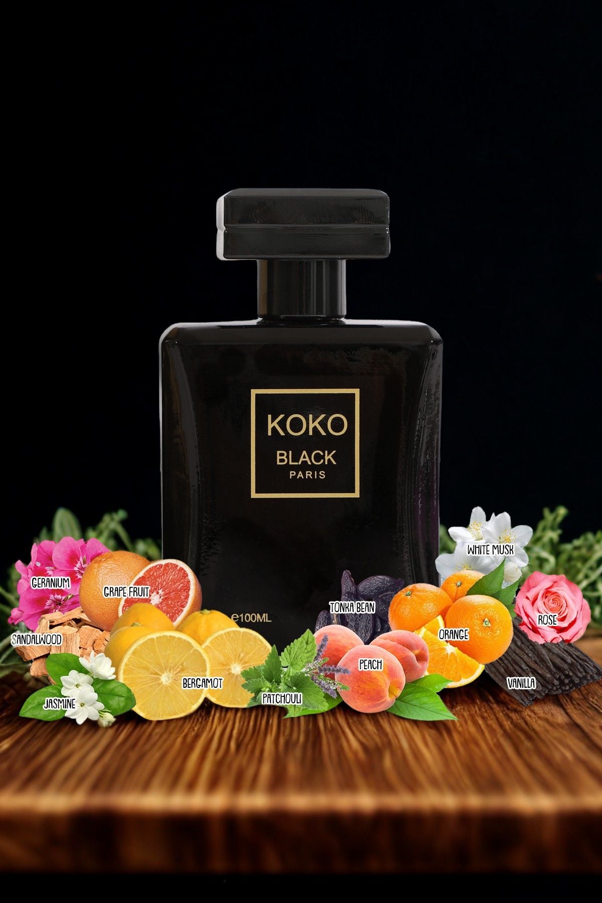 KOKO BLACK SPRAY PERFUME EAU DE PARFUM FOR WOMEN - 100ML/3.4 FL.OZ.