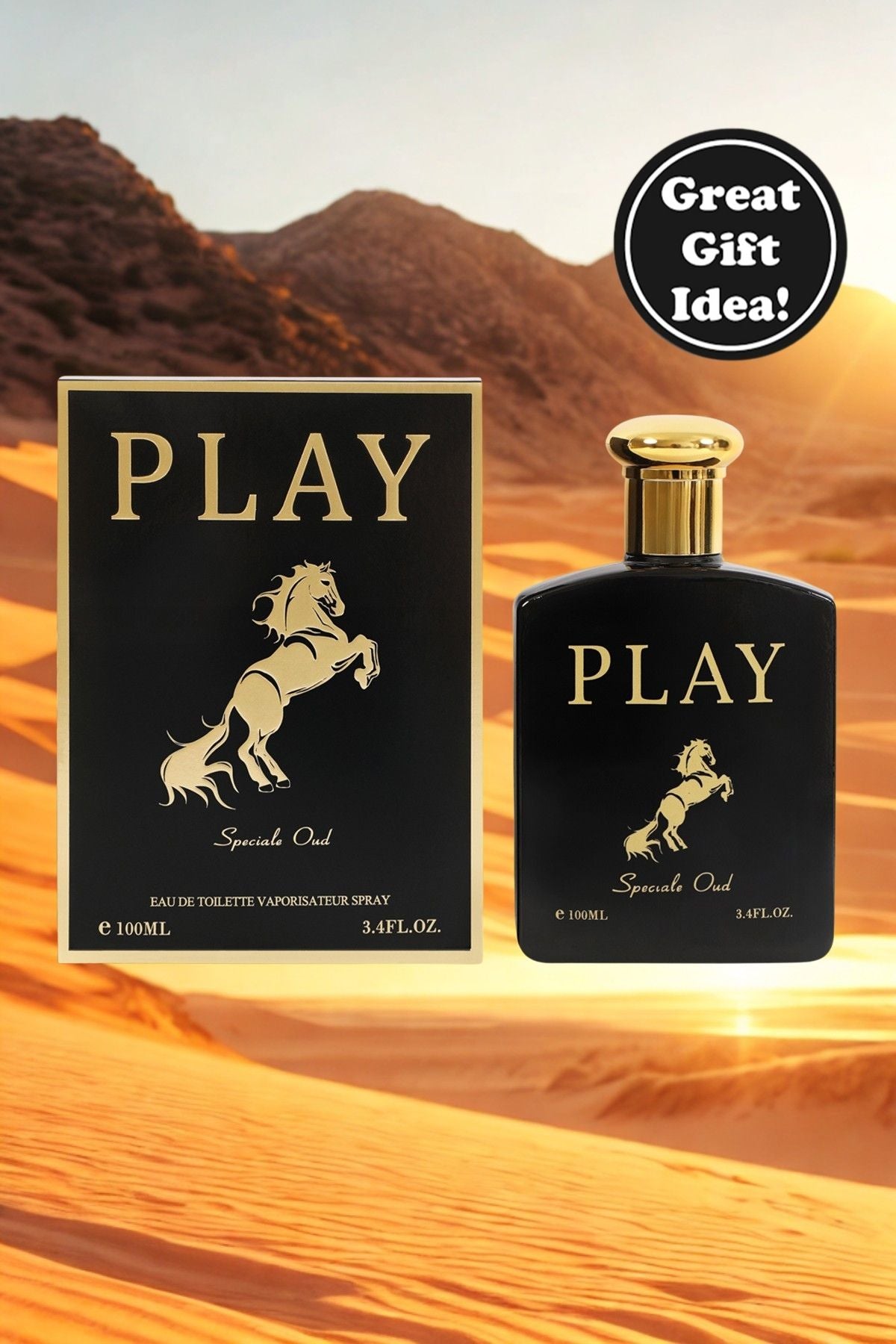 PLAY SPECIALE OUD SPRAY COLOGNE EAU DE TOILETTE FOR MEN - 100ML/3.4 FL.OZ.