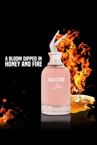 SUNDAY IS LOVE SPRAY PERFUME EAU DE PARFUM FOR WOMEN - 100ML/3.4 FL.OZ.