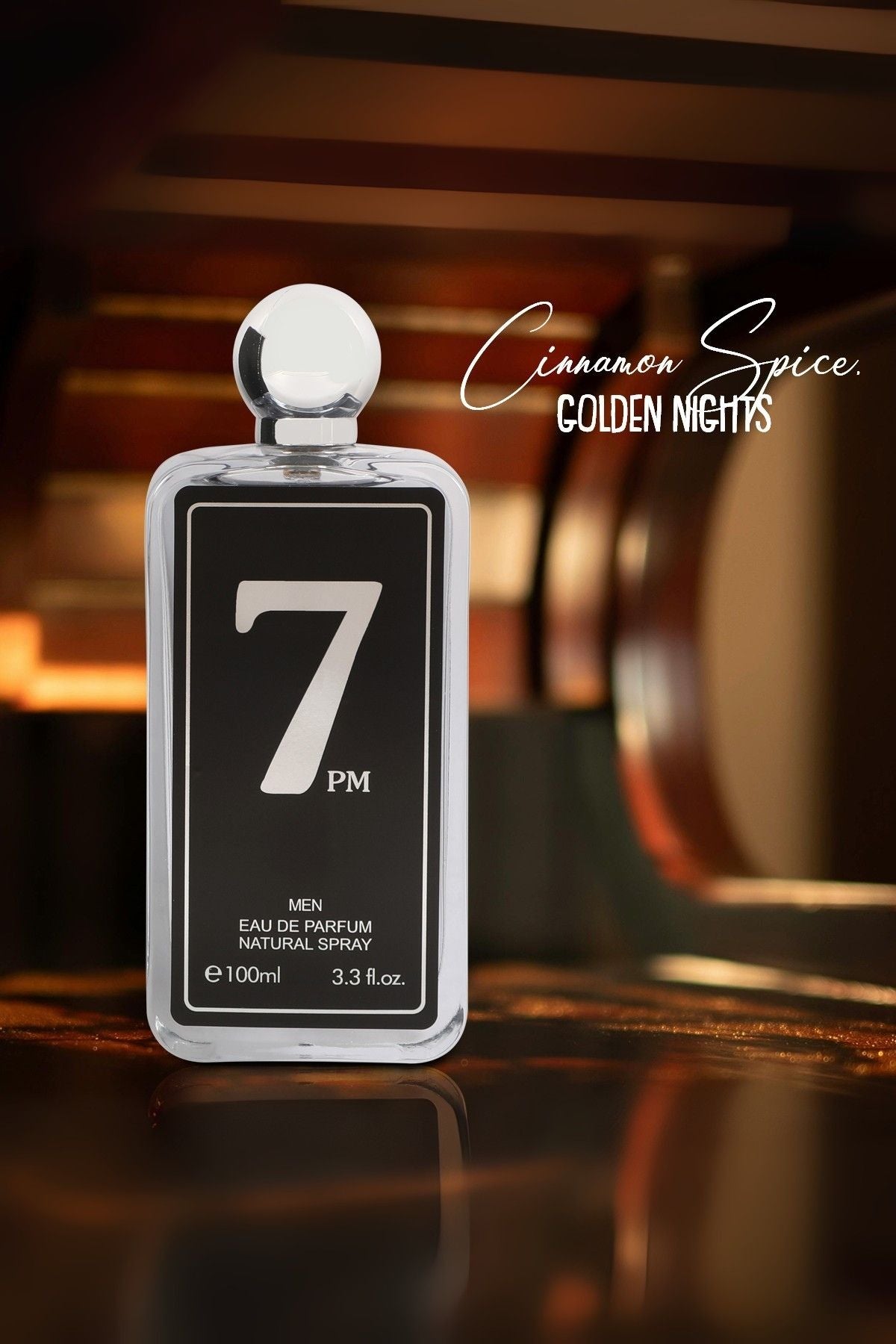 7 PM SPRAY PERFUME EAU DE PARFUM FOR MEN - 100ML/3.3 FL.OZ.