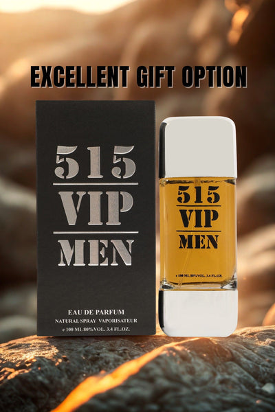 515 VIP MEN SPRAY PERFUME EAU DE PARFUM FOR MEN - 100ML/3.4 FL.OZ.