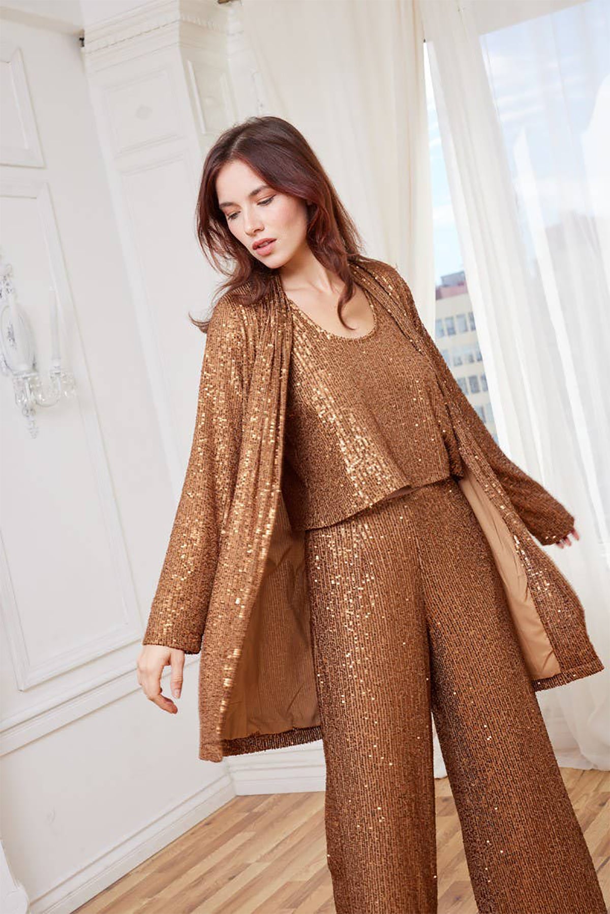 THE EMBER SEQUINS JACKET  2-2-2