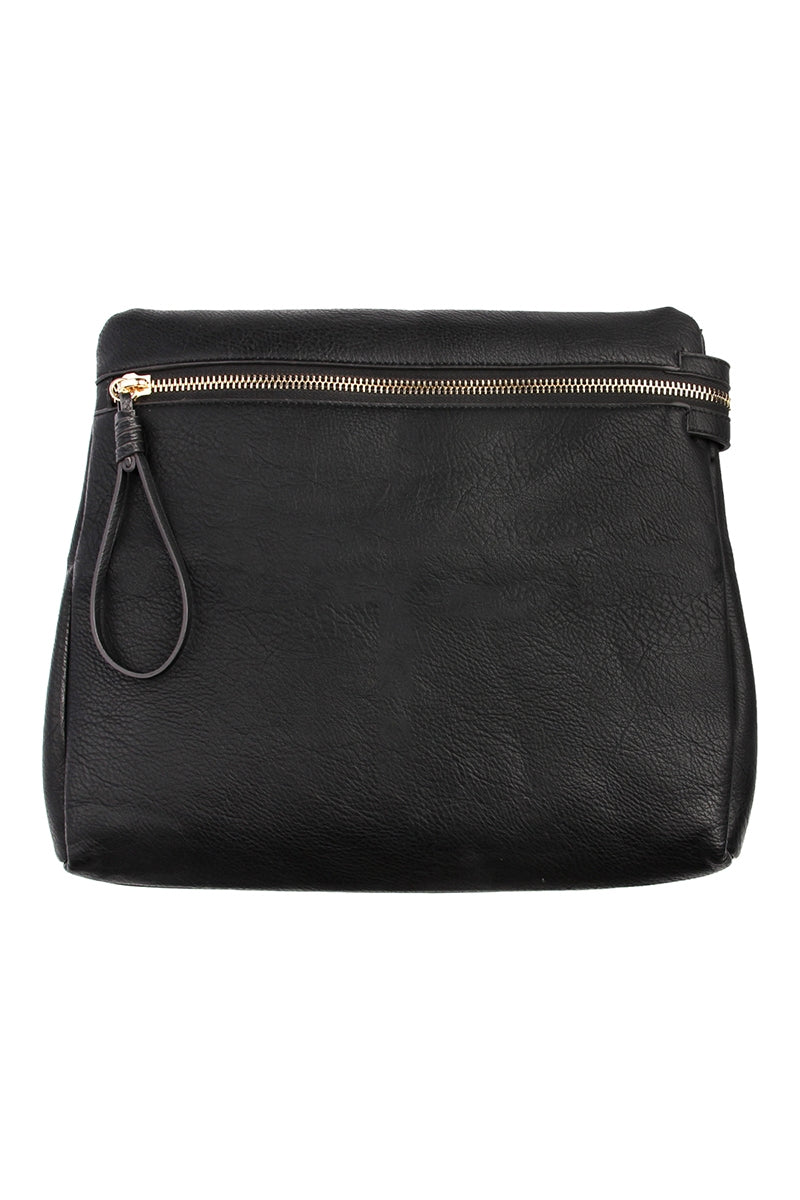 OVERSIZE CLUTCH WRISTLET LEATHER WALLET