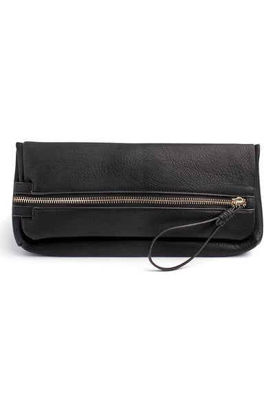 OVERSIZE CLUTCH WRISTLET LEATHER WALLET