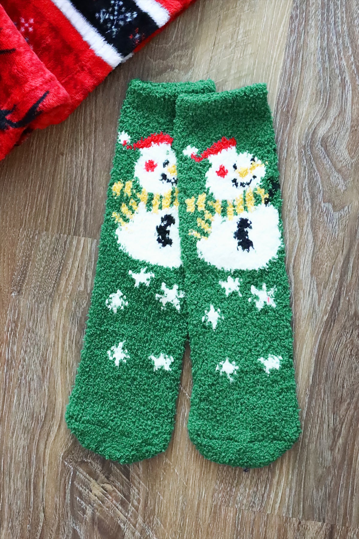 CHRISTMAS FUZZY SOCKS SET 12PAIRS ( 6 DESIGN 2 PAIRS EACH )-CHRISTMAS