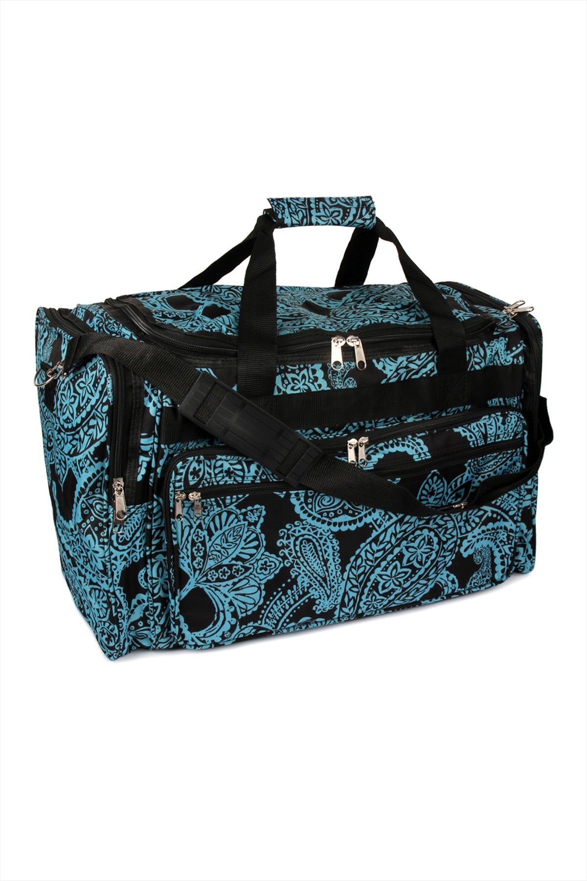 PAISLEY PRINT DUFFLE BAG