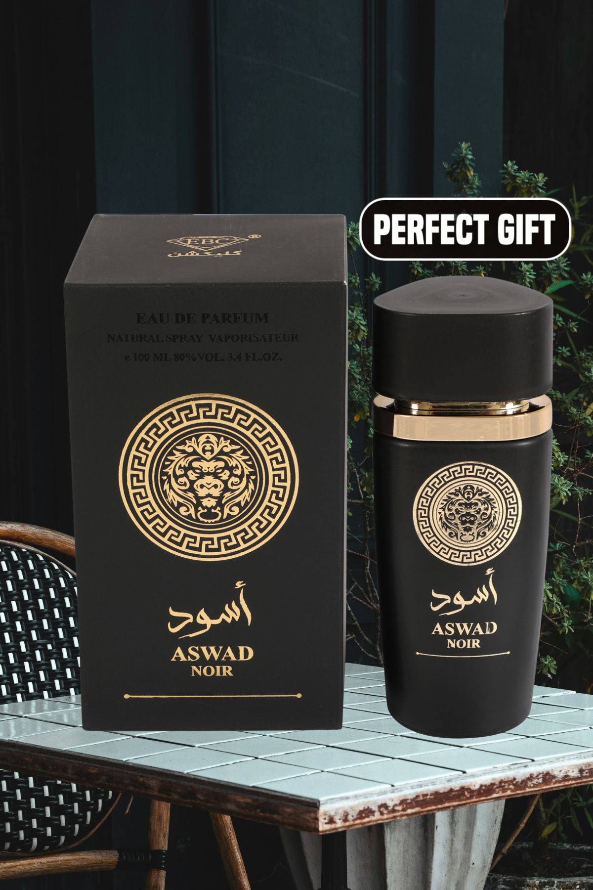 SWAD NOIR BLACK SPRAY PERFUME EAU DE PARFUM FOR MEN - 100ML/3.4 FL.OZ.