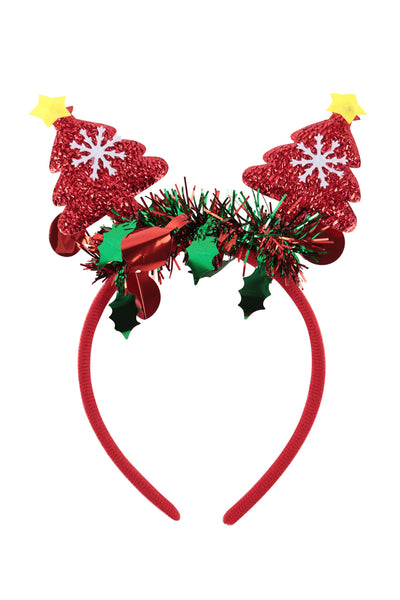 CHRISTMAS TREE HEADBAND HAIR ACCESSORIES-MULTICOLOR