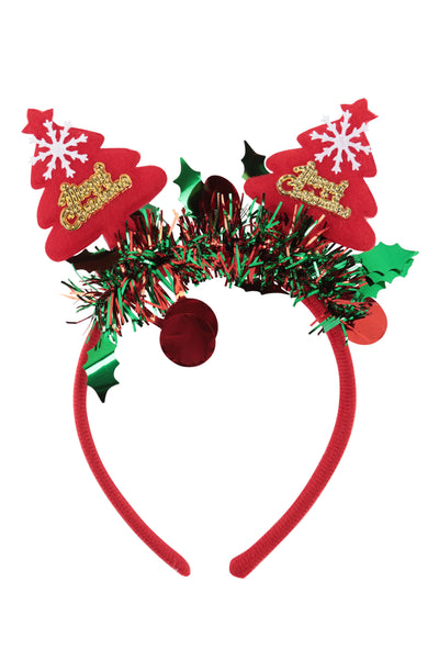 CHRISTMAS TREE HEADBAND HAIR ACCESSORIES-MULTICOLOR