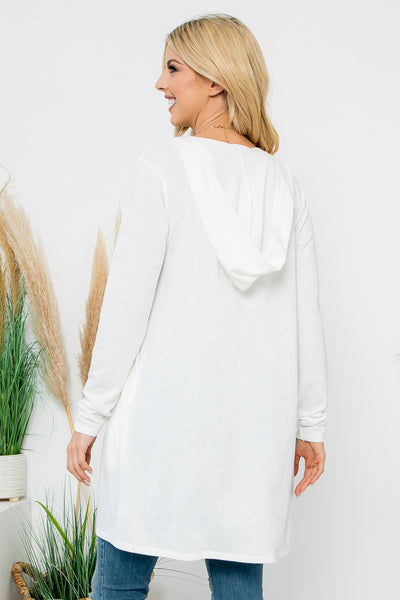 YMC30009V-LONG SLEEVE OPEN FRONT FRENCH TERRY HOODIE CARDIGAN 2-2