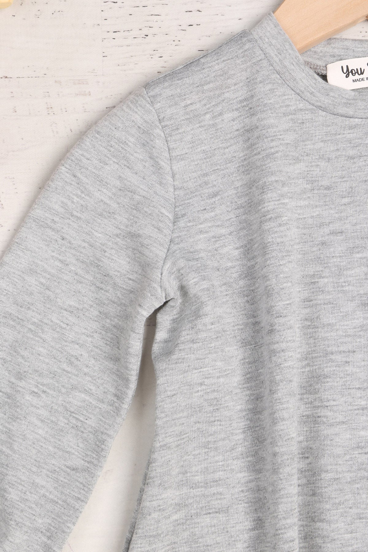 YMD10062TKV-KIDS LONG PUFF SLEEVE FRENCH TERRY DRESS WITH POCKETS 1-1-1-1-1-1-1-1