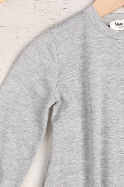 YMD10062TKV-KIDS LONG PUFF SLEEVE FRENCH TERRY DRESS WITH POCKETS 1-1-1-1-1-1-1-1