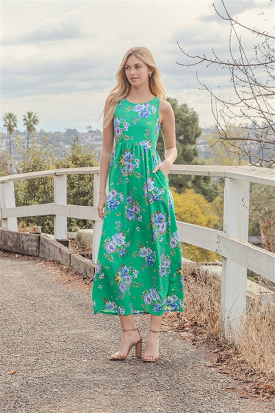 YMD10123V-FLORAL SLEEVELESS MAXI DRESS 1-2-2-1
