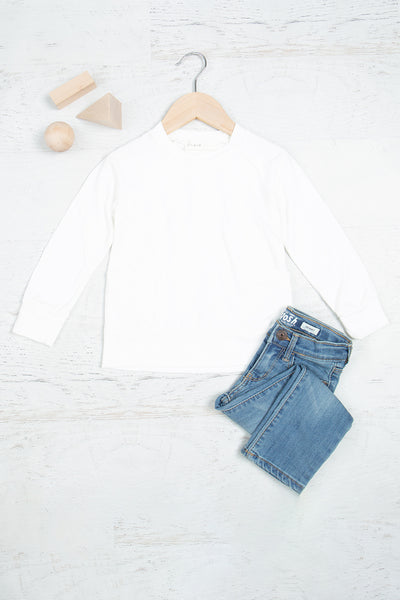 YMT20003TK-KIDS SOLID LONG SLEEVE ROUND NECK TOP 1-1-1-1-1-1-1-1