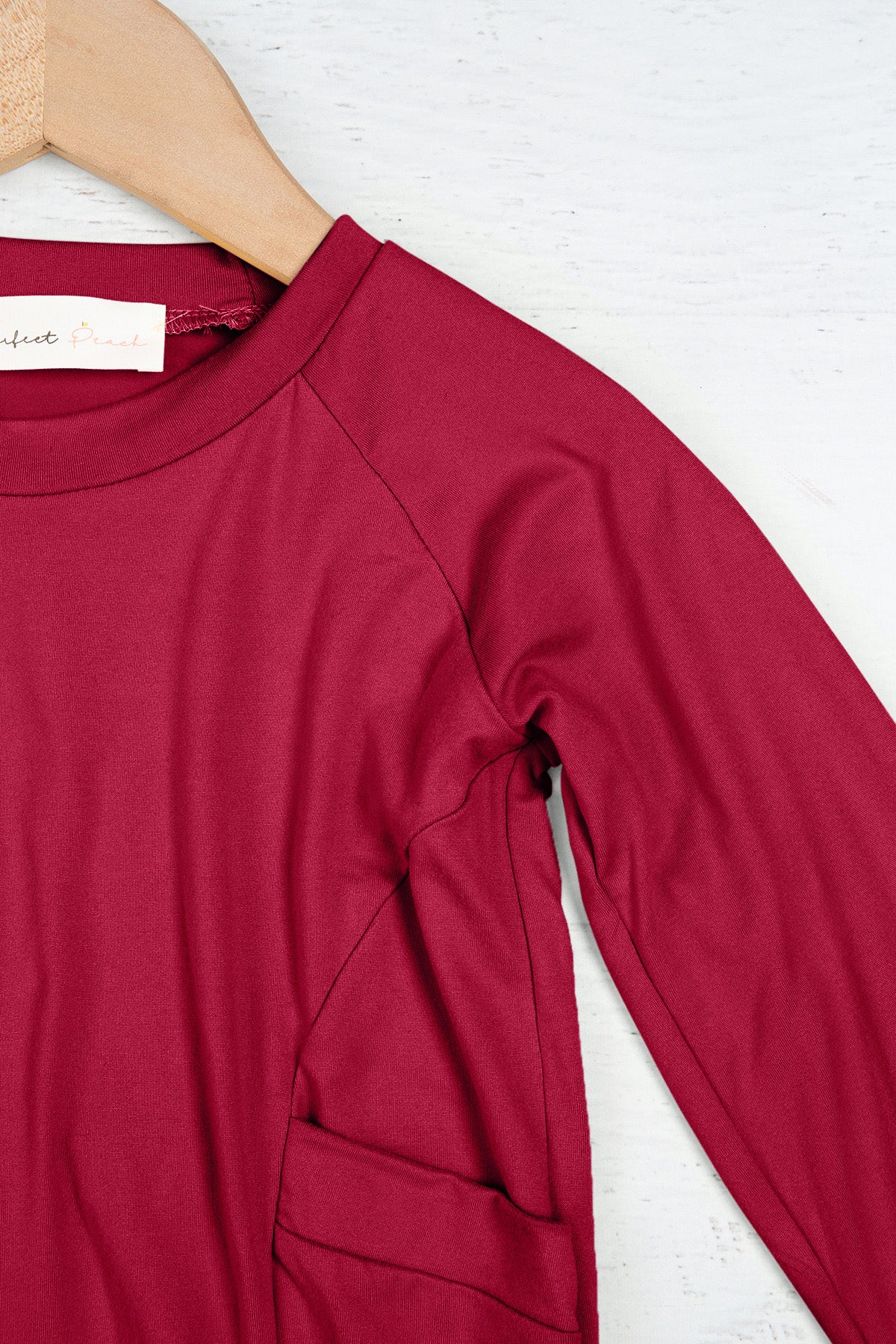 YMT20003TK-KIDS SOLID LONG SLEEVE ROUND NECK TOP 1-2-0-0-0-0-0-0