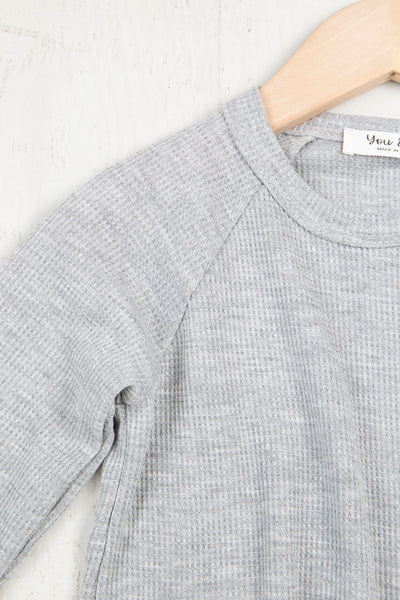 YMT20008TK-KIDS THERMAL KNIT QUARTER SLEEVE TOP 1-1-1-1-1-1-1-1