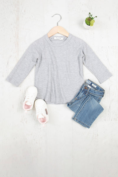 YMT20008TK-KIDS THERMAL KNIT QUARTER SLEEVE TOP 1-1-1-1-1-1-1-1