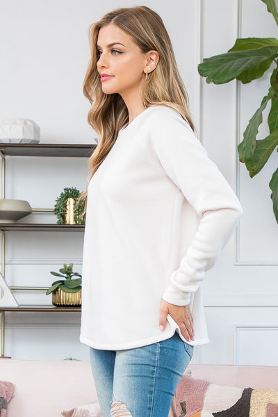 YMT20024-FLEECED LONG SLEEVE FRENCH TERRY PULLOVER TOP 1-1-2