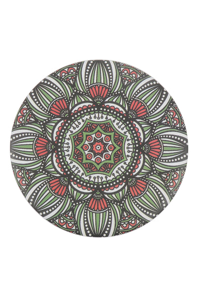 MANDALA PRINT CIRCLE COMPACT MIRROR SET