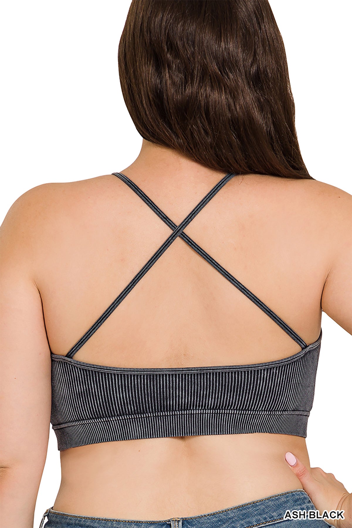 ZE-NTW-6148X - PLUS WASHED RIBBED SEAMLESS CROPPED CAMI TOP 3-3