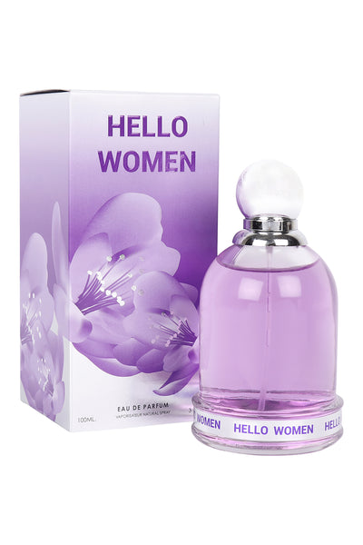 HELLO WOMEN SPRAY PERFUME EAU DE PARFUM FOR WOMEN - 100ML/3.4 FL.OZ.