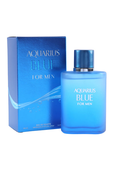 AQUARIUS BLUE SPRAY COLOGNE EAU DE TOILETTE FOR MEN - 100ML/3.4 FL.OZ.