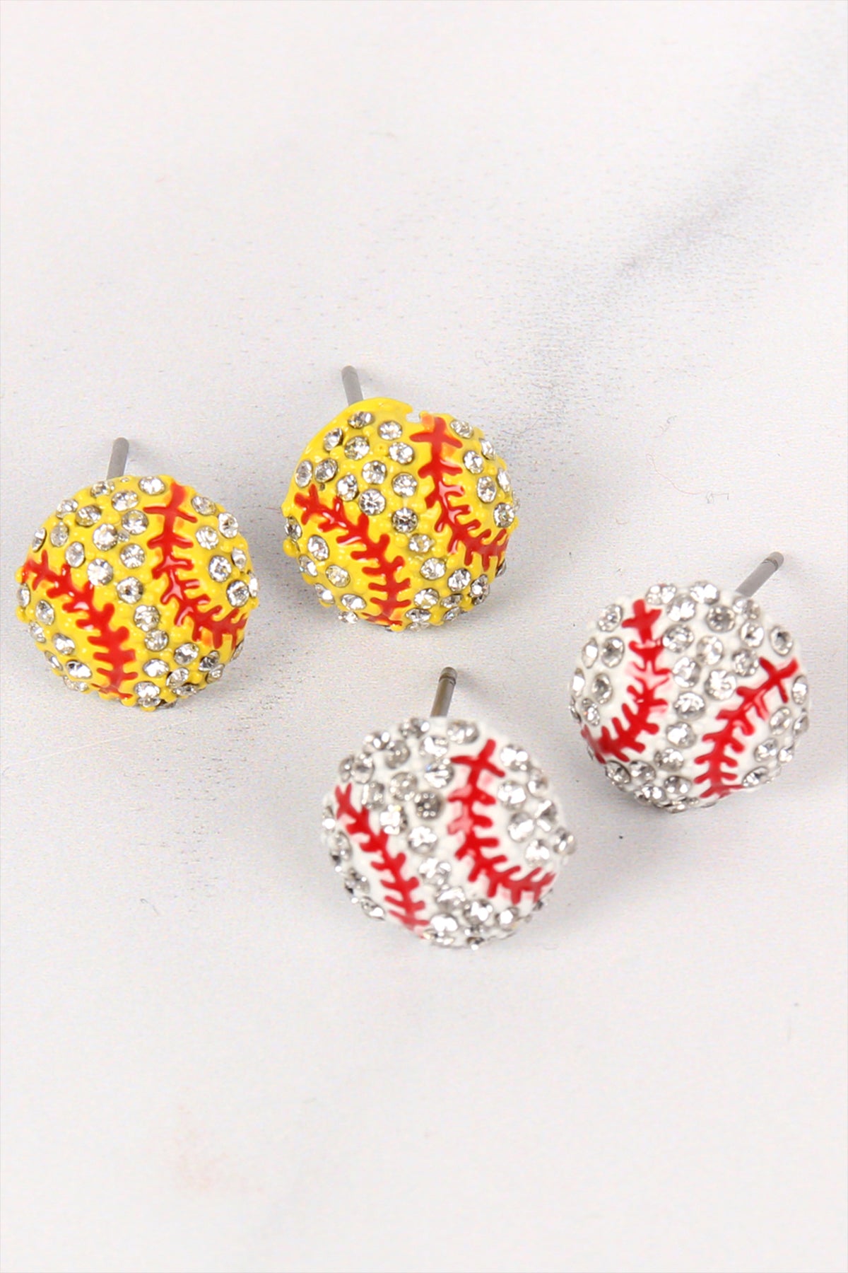 BASEBALL SPORTS STUD EARRINGS