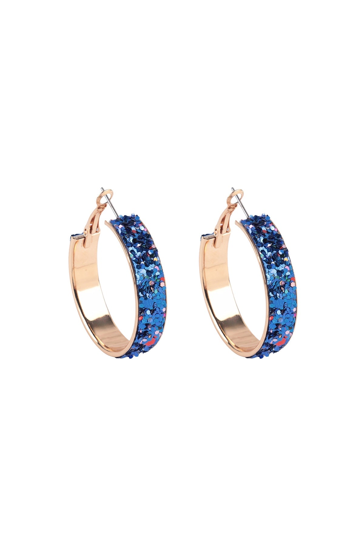 GLITTER LATCH HOOP EARRINGS (NOW 1$ ONLY!)