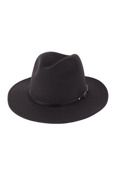 BRIM PANAMA HAT W/ PU BAND