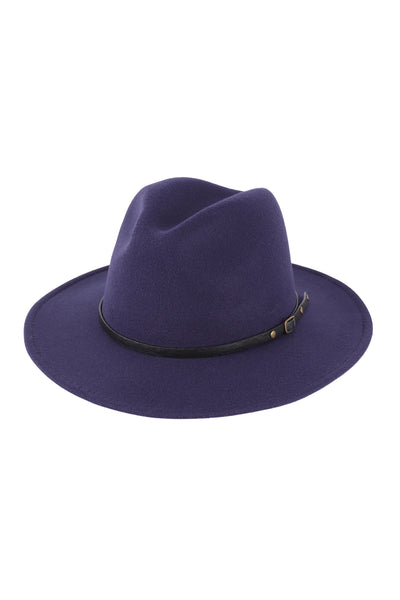 BRIM PANAMA HAT W/ PU BAND