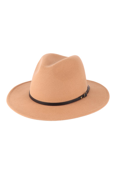 BRIM PANAMA HAT W/ PU BAND