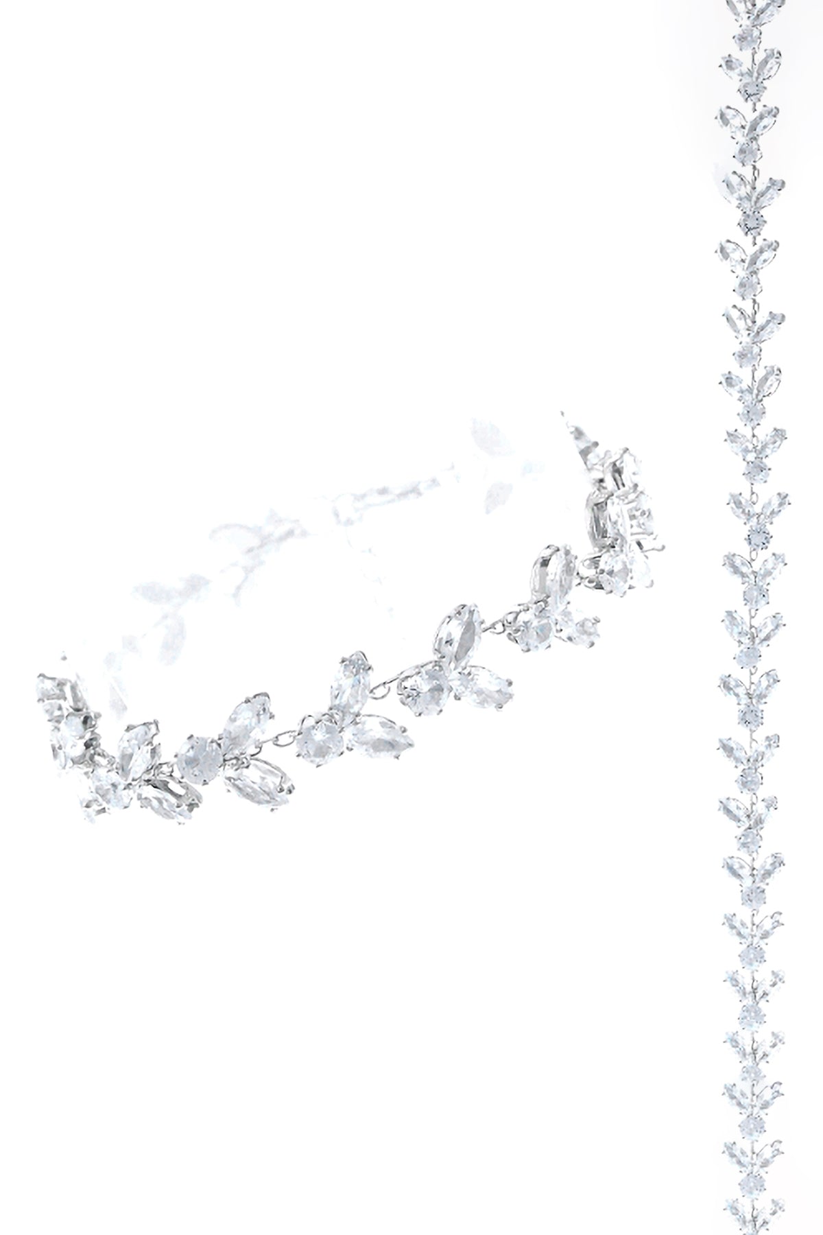 CUBIC ZIRCONIA MARQUISE TRAIL BRACELET