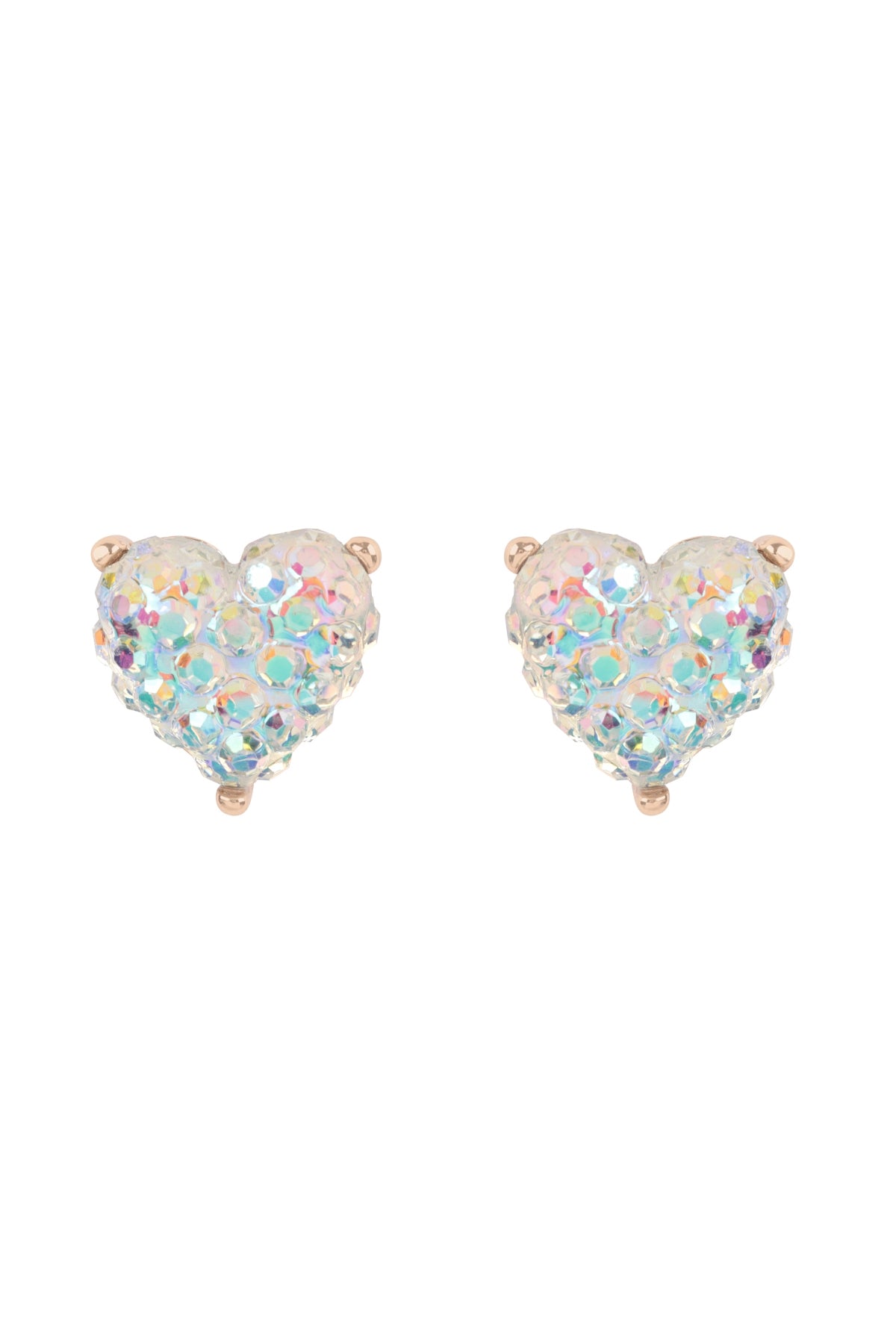 HEART CUSHION STUD EARRINGS