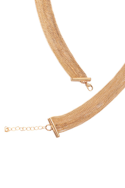 MULTILINE CHAIN LONG NECKLACE/6PCS