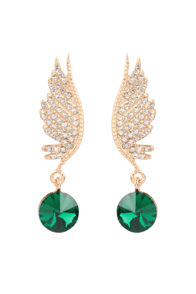 WING DROP RHINESTONE EARRING ASSORTED SET