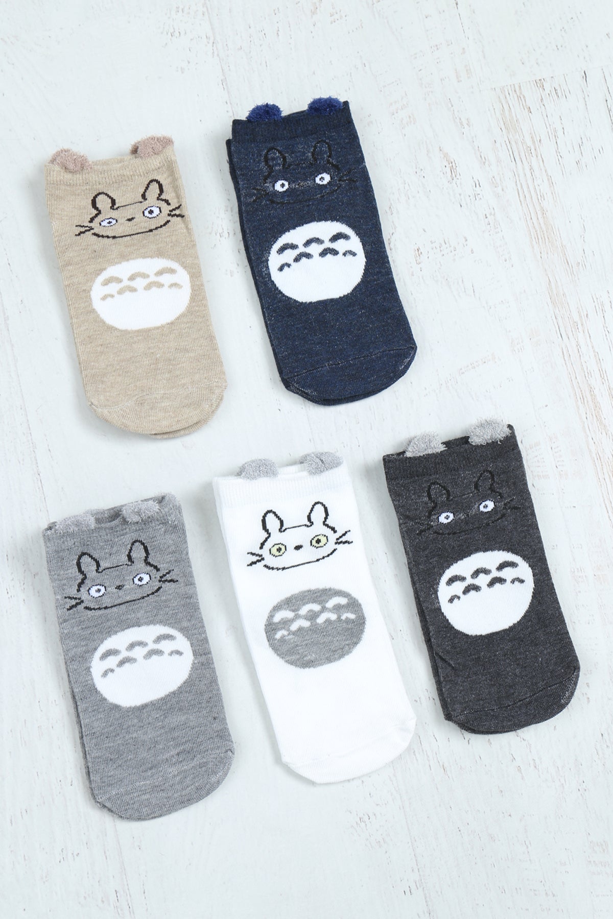 CUTE ANIMAL CHARACTER PRINT KID SOCK ASSORTED SET