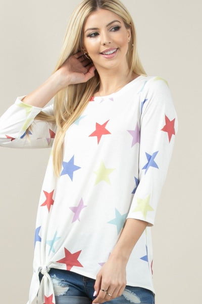 STAR PRINT TOP