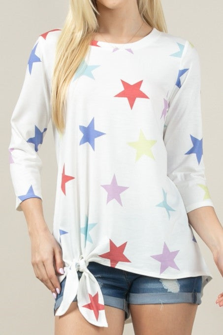 STAR PRINT TOP