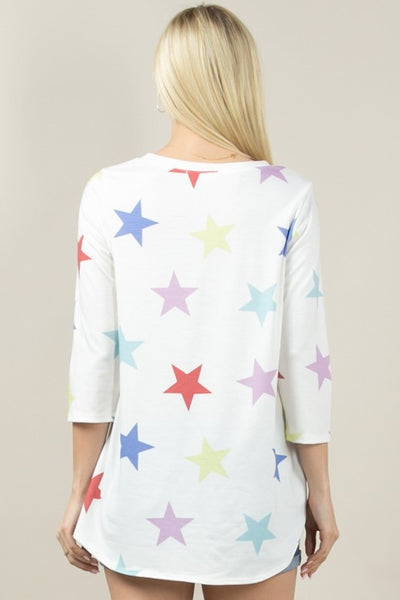 STAR PRINT TOP