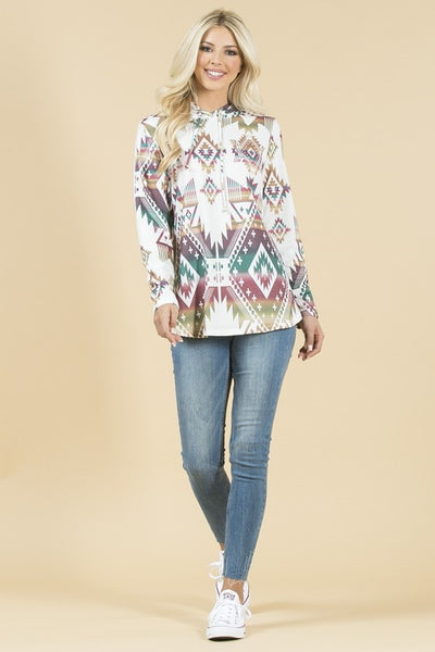 AV-X167-SALMA PLUS SIZE-AZTEC PRINT ULTRA SOFT HACCI HOODIE-3-2-1