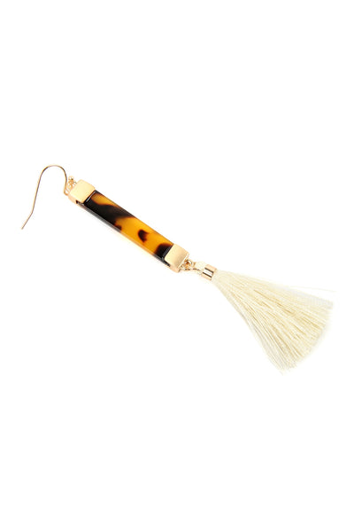 TASSEL WITH ACETATE HOOK EARRINGS (NOW $1.25 ONLY!)