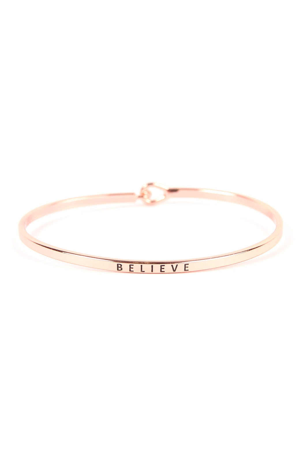 BELIEVE HINGE CUFF BRACELET
