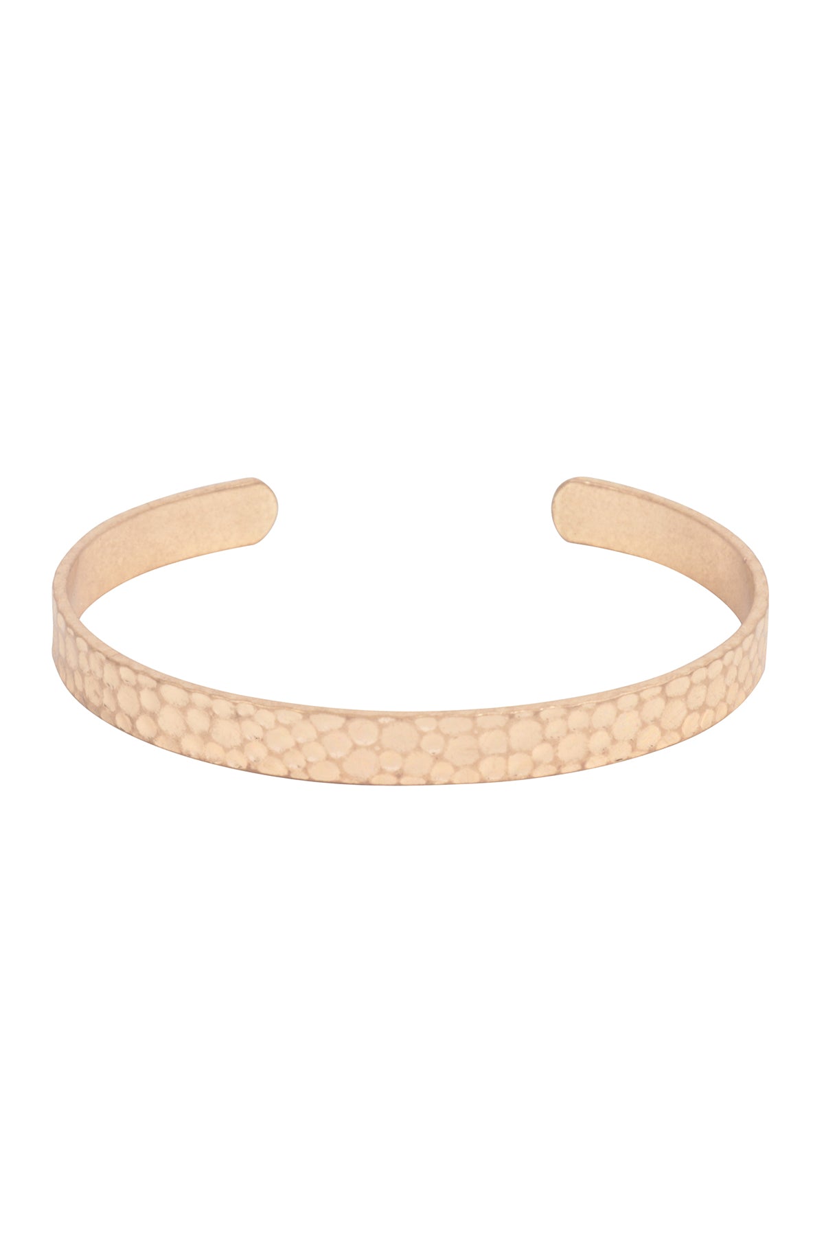 TEXTURED HAMMER CUFF BRACELET