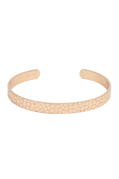 TEXTURED HAMMER CUFF BRACELET